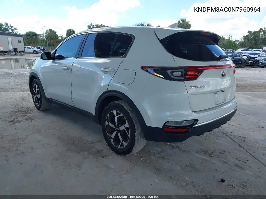 2022 KIA SPORTAGE VIN KNDPM3AC0N7960964 — фото 3