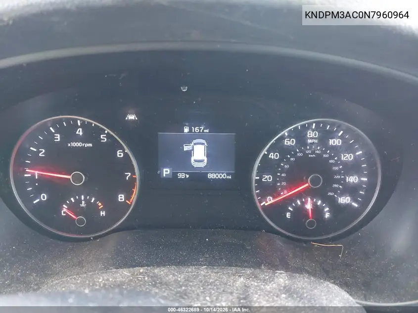 2022 KIA SPORTAGE VIN KNDPM3AC0N7960964 — фото 7