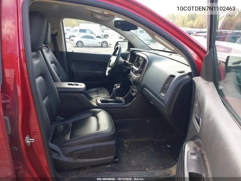2022 CHEVROLET COLORADO VIN 1GCGTDEN7N1102463 — фото 5