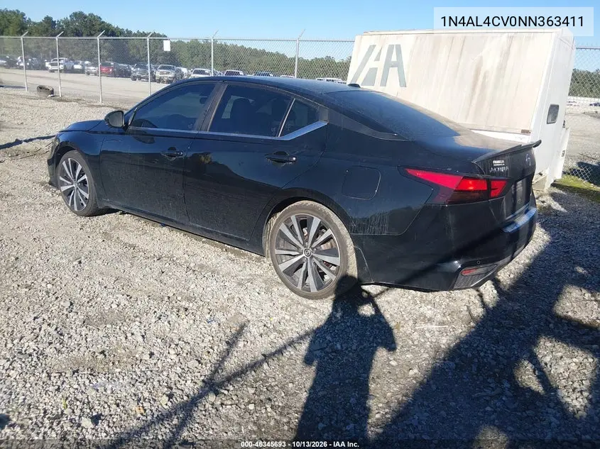 2022 NISSAN ALTIMA VIN 1N4AL4CV0NN363411 — фото 3