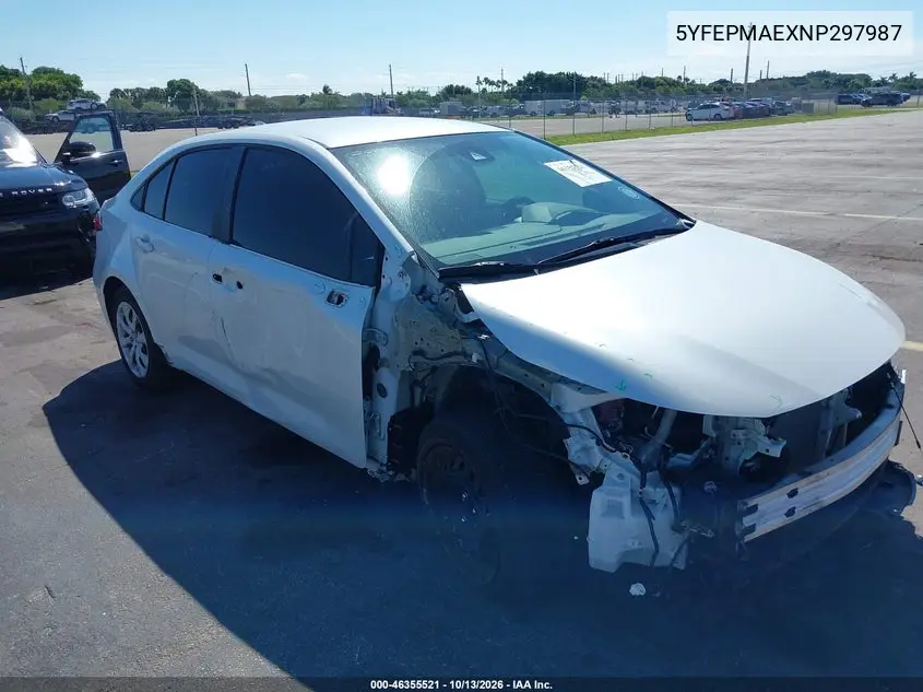 2022 TOYOTA COROLLA VIN 5YFEPMAEXNP297987 — фото 6