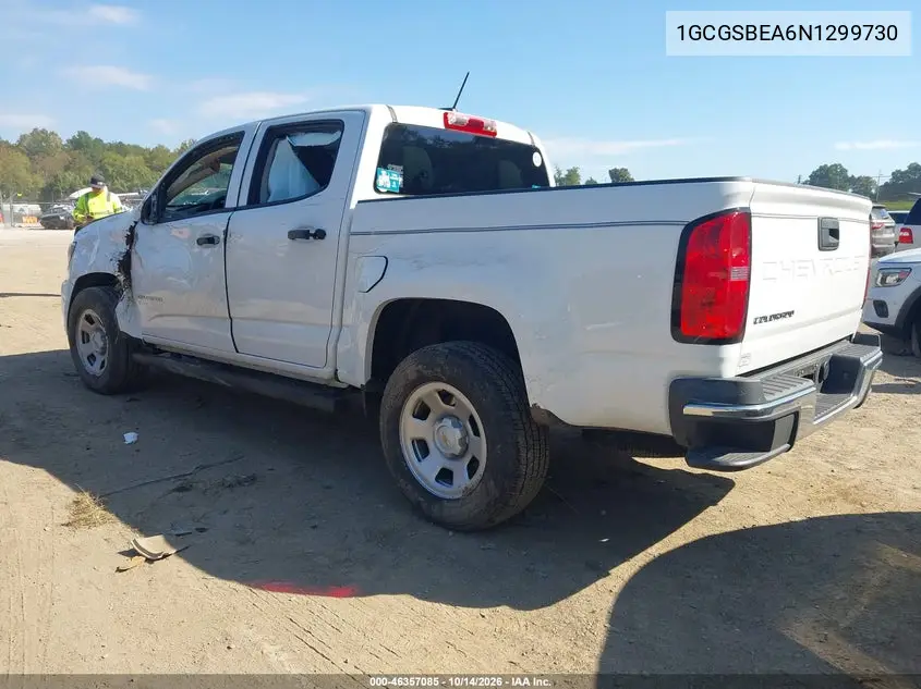 2022 CHEVROLET COLORADO VIN 1GCGSBEA6N1299730 — фото 3