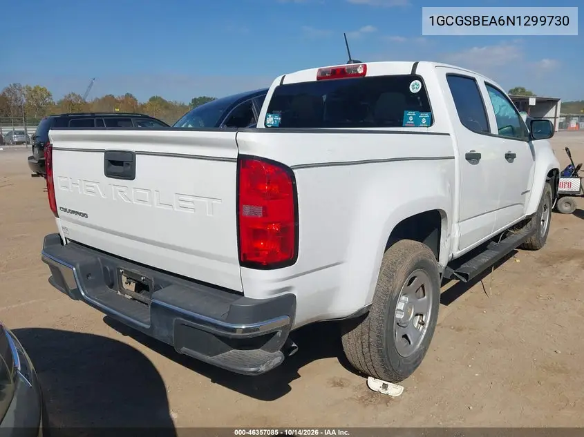 2022 CHEVROLET COLORADO VIN 1GCGSBEA6N1299730 — фото 4