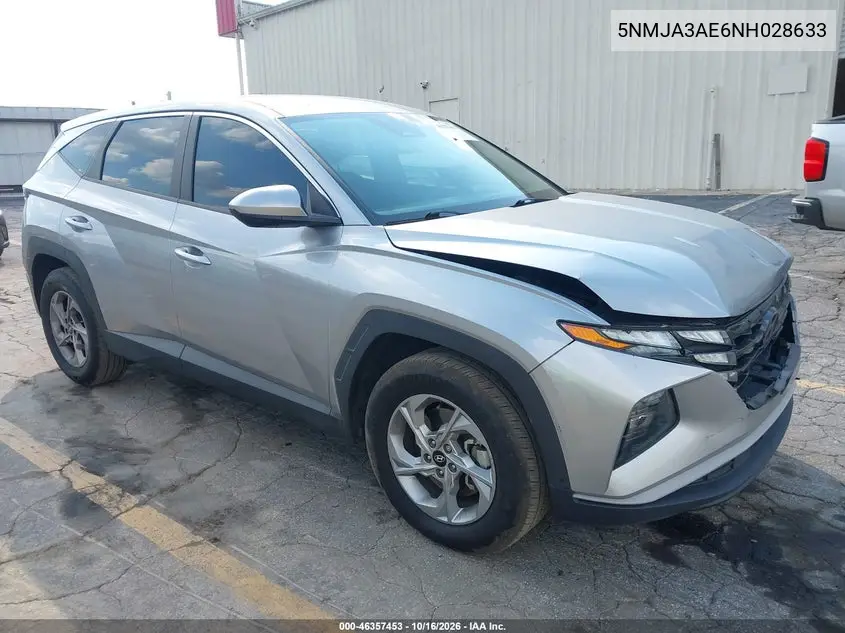 HYUNDAI TUCSON 2022, VIN 5NMJA3AE6NH028633