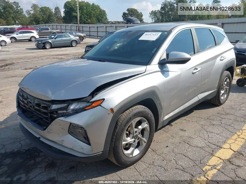 2022 HYUNDAI TUCSON VIN 5NMJA3AE6NH028633 — фото 2
