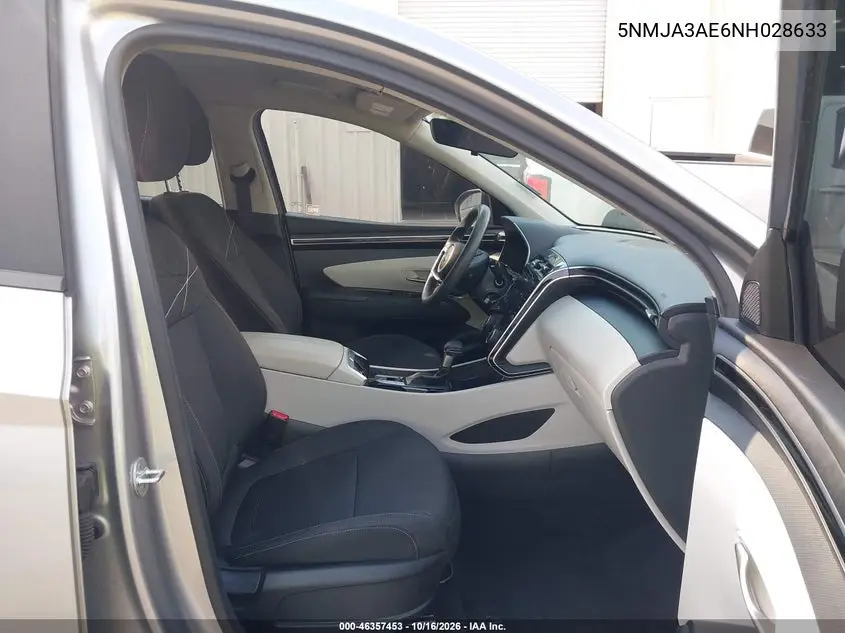 2022 HYUNDAI TUCSON VIN 5NMJA3AE6NH028633 — фото 5