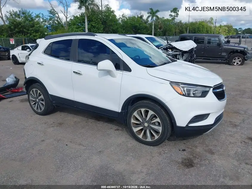 BUICK ENCORE 2022, VIN KL4CJESM5NB500345