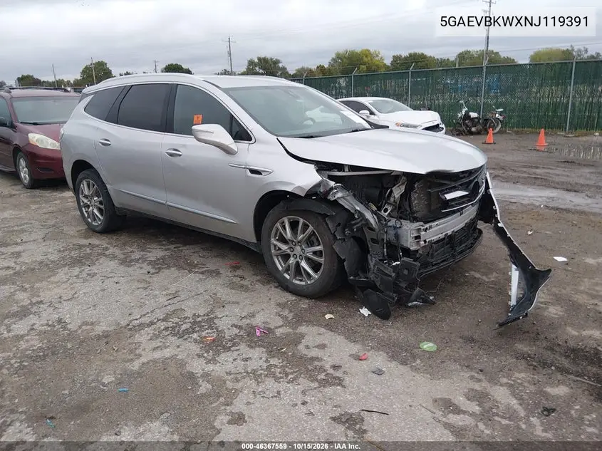BUICK ENCLAVE 2022, VIN 5GAEVBKWXNJ119391