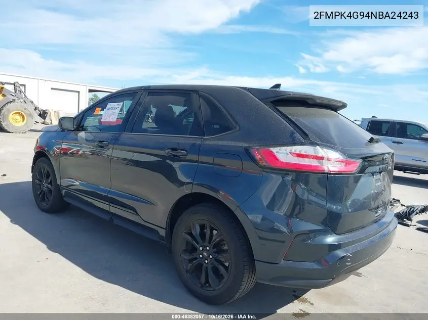 2022 FORD EDGE VIN 2FMPK4G94NBA24243 — фото 3