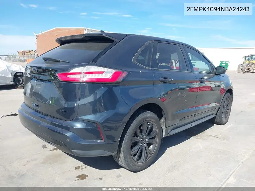 2022 FORD EDGE VIN 2FMPK4G94NBA24243 — фото 4