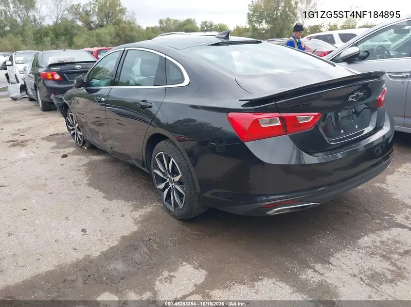 2022 CHEVROLET MALIBU VIN 1G1ZG5ST4NF184895 — фото 3