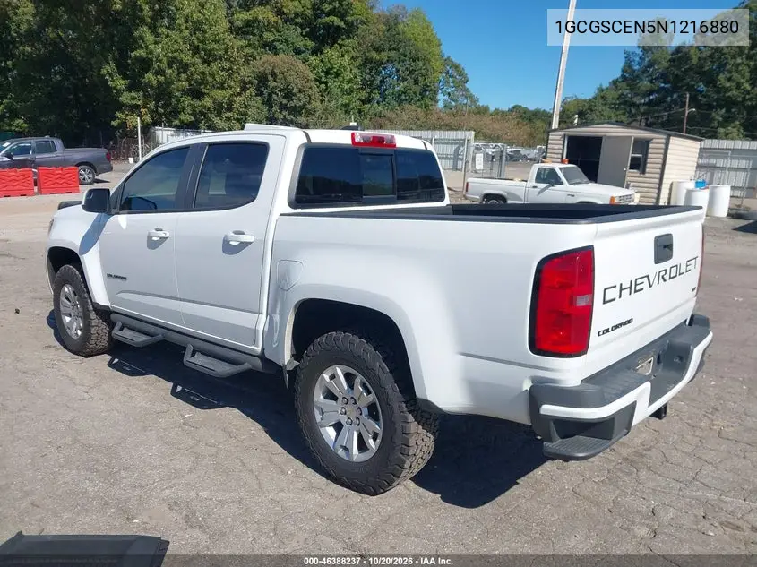 2022 CHEVROLET COLORADO VIN 1GCGSCEN5N1216880 — фото 3