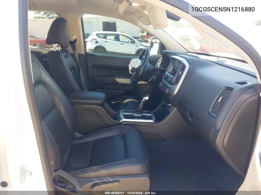 2022 CHEVROLET COLORADO VIN 1GCGSCEN5N1216880 — фото 5