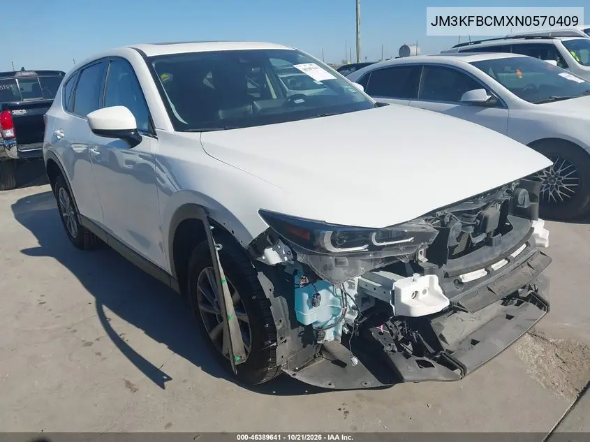 MAZDA CX-5 2022, VIN JM3KFBCMXN0570409