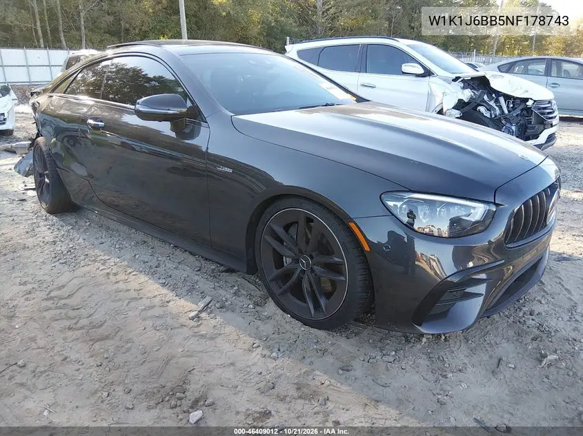 MERCEDES E-KLASSE 2022, VIN W1K1J6BB5NF178743