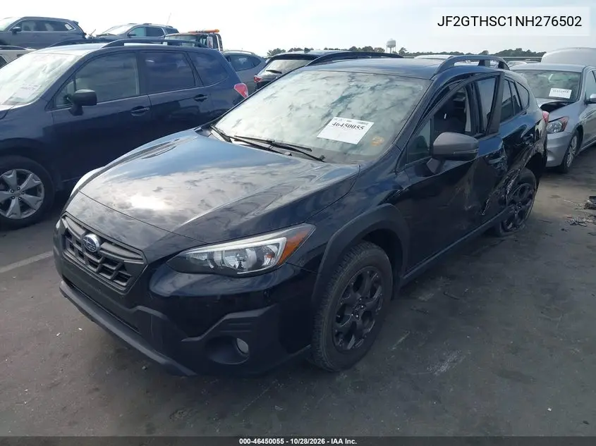 2022 SUBARU XV VIN JF2GTHSC1NH276502 — фото 2