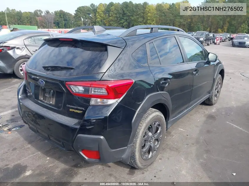 2022 SUBARU XV VIN JF2GTHSC1NH276502 — фото 4