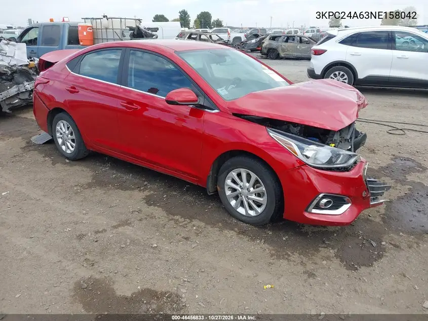 HYUNDAI ACCENT 2022, VIN 3KPC24A63NE158042