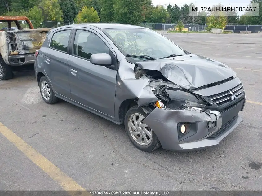 MITSUBISHI MIRAGE 2023, VIN ML32AUHJ4PH005467