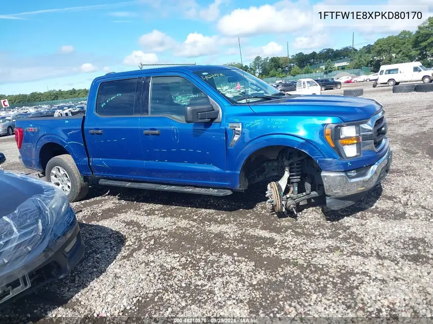 FORD F-150 2023, VIN 1FTFW1E8XPKD80170