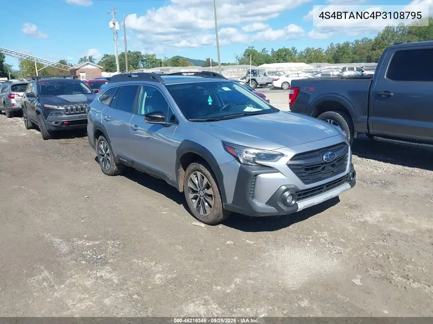 SUBARU OUTBACK 2023, VIN 4S4BTANC4P3108795
