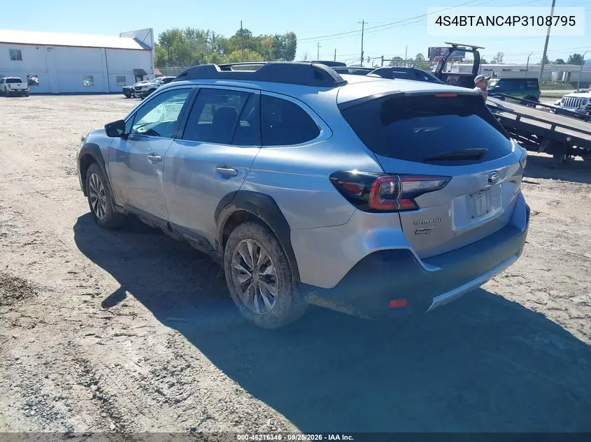 2023 SUBARU OUTBACK VIN 4S4BTANC4P3108795 — фото 3