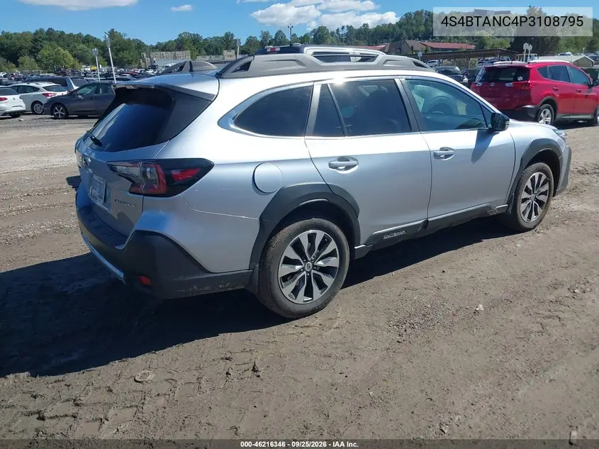 2023 SUBARU OUTBACK VIN 4S4BTANC4P3108795 — фото 4