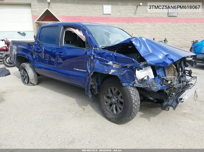 TOYOTA TACOMA 2023, VIN 3TMCZ5AN6PM618067