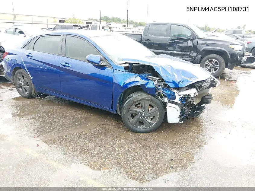 HYUNDAI ELANTRA 2023, VIN 5NPLM4AG5PH108731