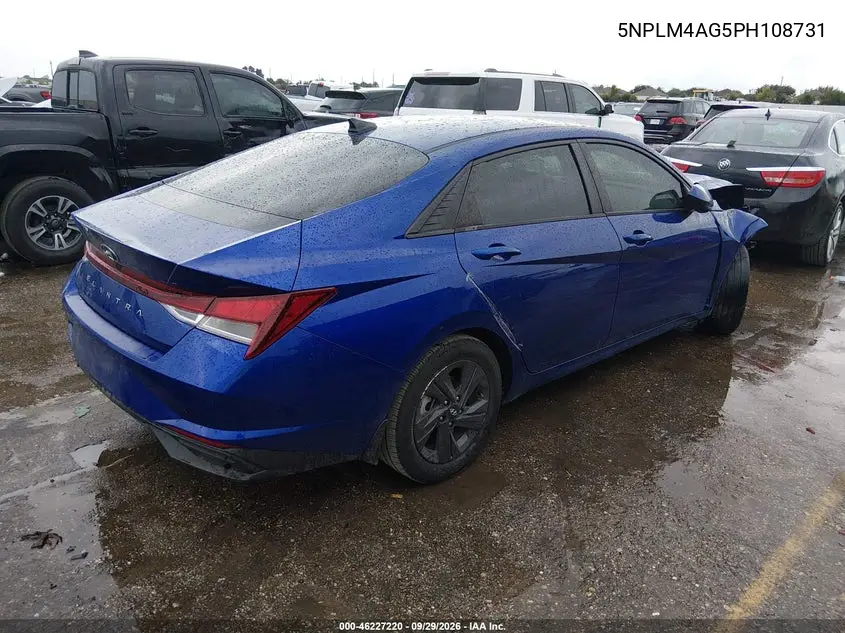 2023 HYUNDAI ELANTRA VIN 5NPLM4AG5PH108731 — фото 4