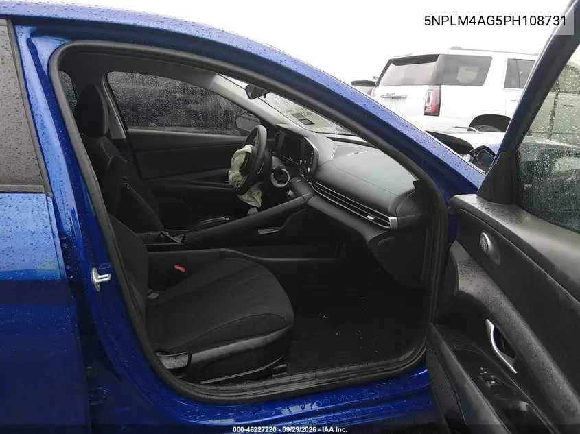 2023 HYUNDAI ELANTRA VIN 5NPLM4AG5PH108731 — фото 5