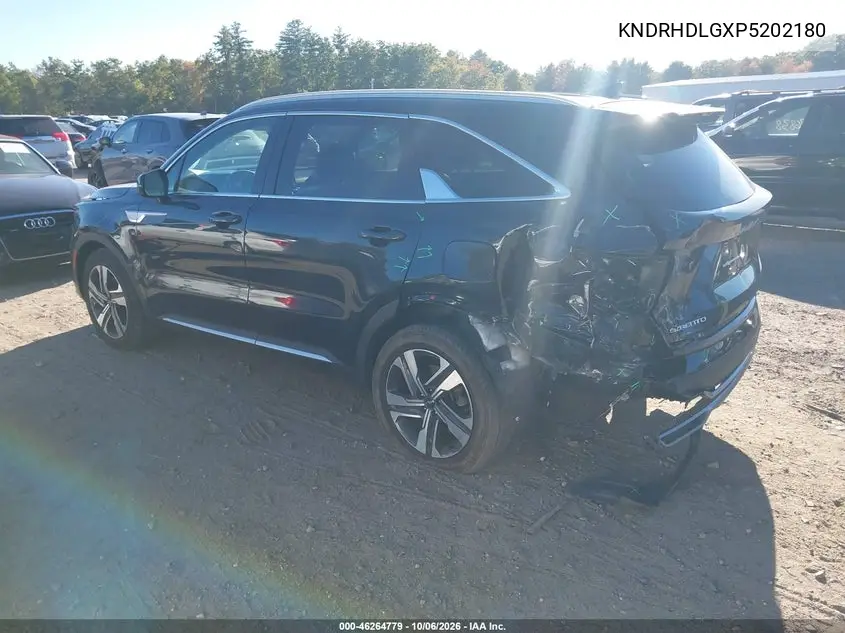 2023 KIA SORENTO VIN KNDRHDLGXP5202180 — фото 3