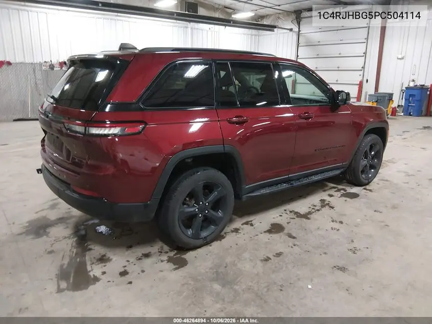 2023 JEEP GRAND CHEROKEE VIN 1C4RJHBG5PC504114 — фото 4