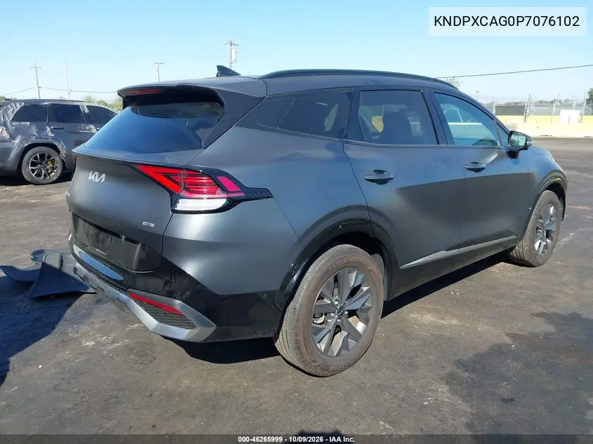 2023 KIA SPORTAGE VIN KNDPXCAG0P7076102 — фото 4