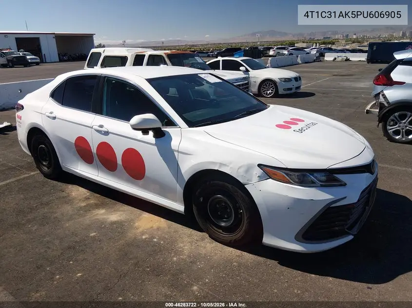 TOYOTA CAMRY 2023, VIN 4T1C31AK5PU606905
