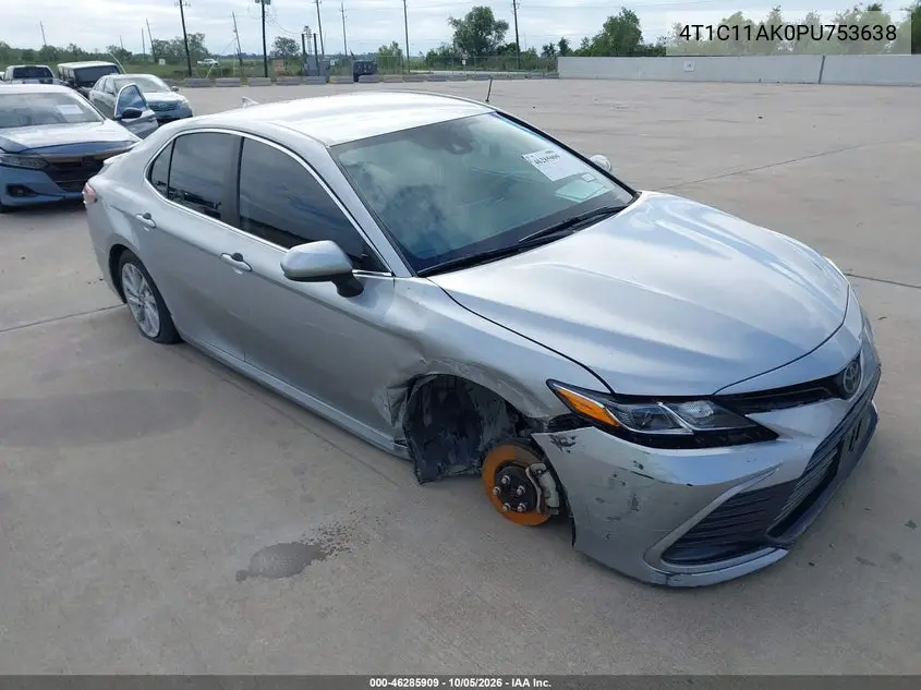 TOYOTA CAMRY 2023, VIN 4T1C11AK0PU753638