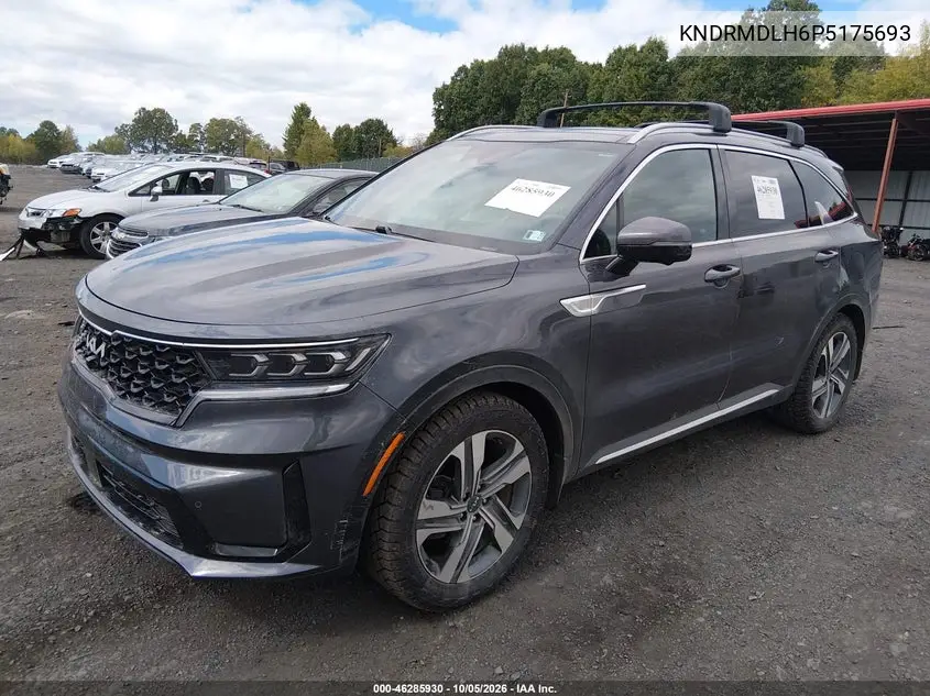 2023 KIA SORENTO VIN KNDRMDLH6P5175693 — фото 2