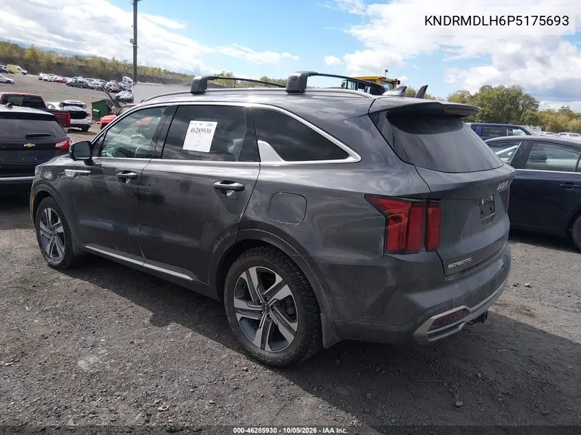 2023 KIA SORENTO VIN KNDRMDLH6P5175693 — фото 3