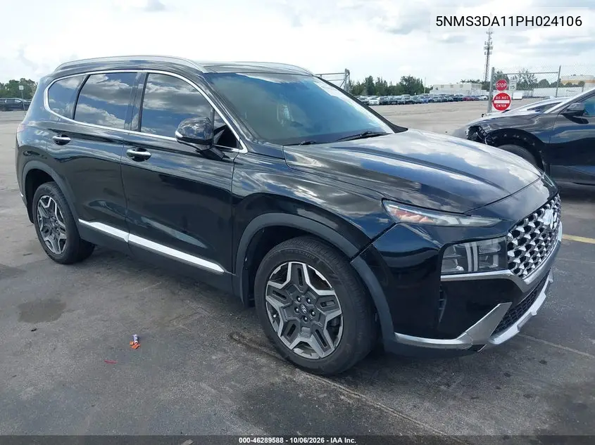HYUNDAI SANTA FE 2023, VIN 5NMS3DA11PH024106