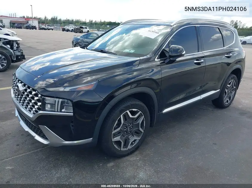 2023 HYUNDAI SANTA FE VIN 5NMS3DA11PH024106 — фото 2