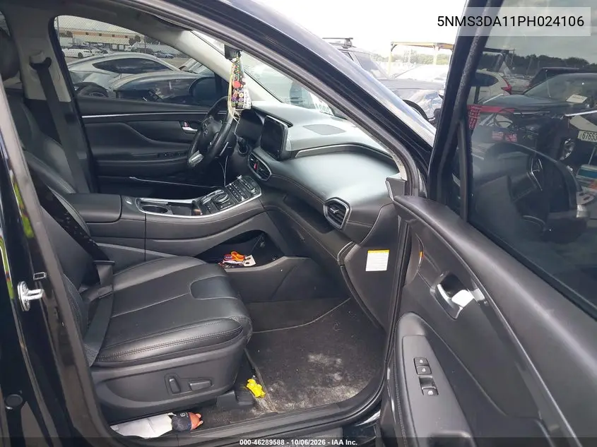 2023 HYUNDAI SANTA FE VIN 5NMS3DA11PH024106 — фото 5