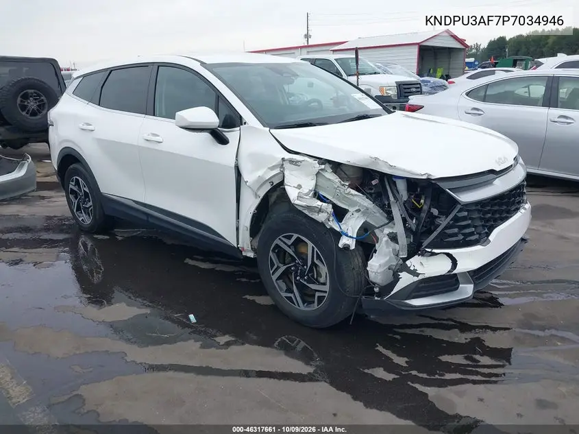 KIA SPORTAGE 2023, VIN KNDPU3AF7P7034946