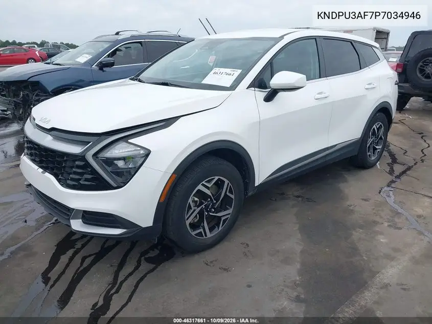 2023 KIA SPORTAGE VIN KNDPU3AF7P7034946 — фото 2