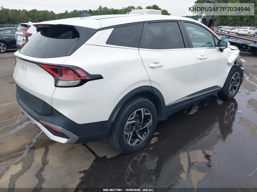 2023 KIA SPORTAGE VIN KNDPU3AF7P7034946 — фото 4
