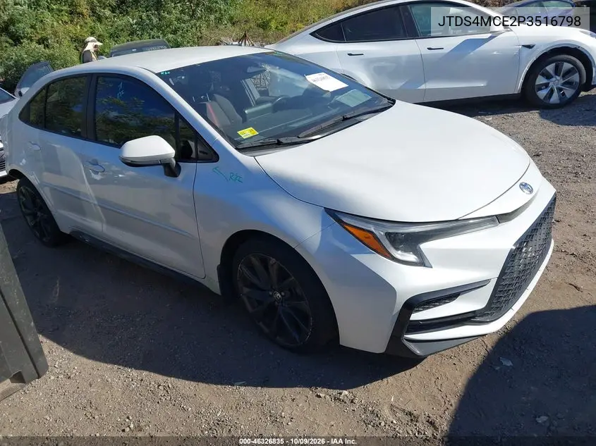 TOYOTA COROLLA 2023, VIN JTDS4MCE2P3516798