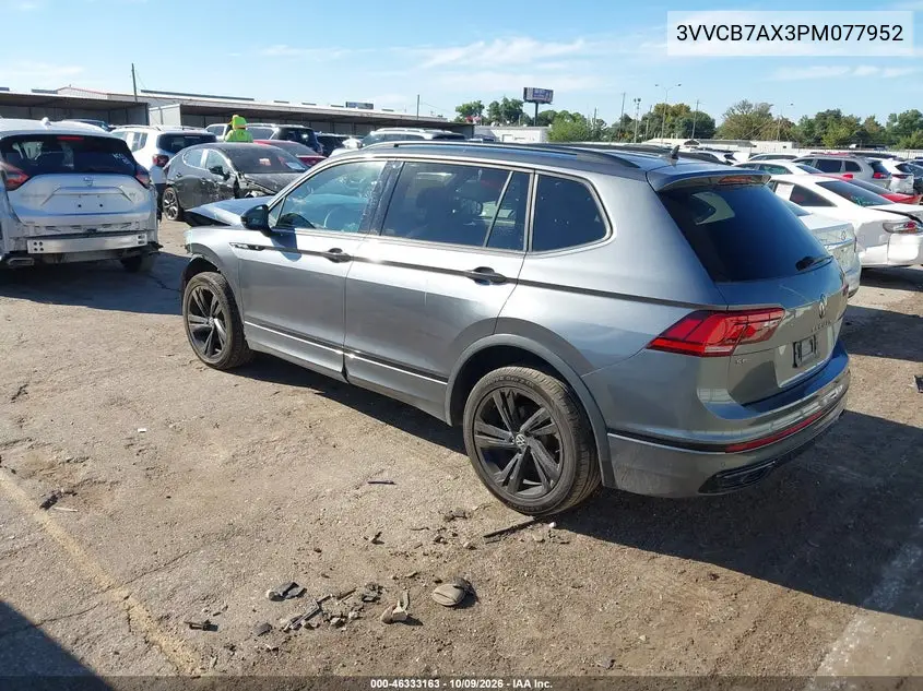 2023 VOLKSWAGEN TIGUAN VIN 3VVCB7AX3PM077952 — фото 3