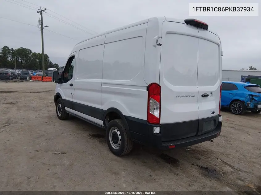 2023 FORD TRANSIT VIN 1FTBR1C86PKB37934 — фото 3