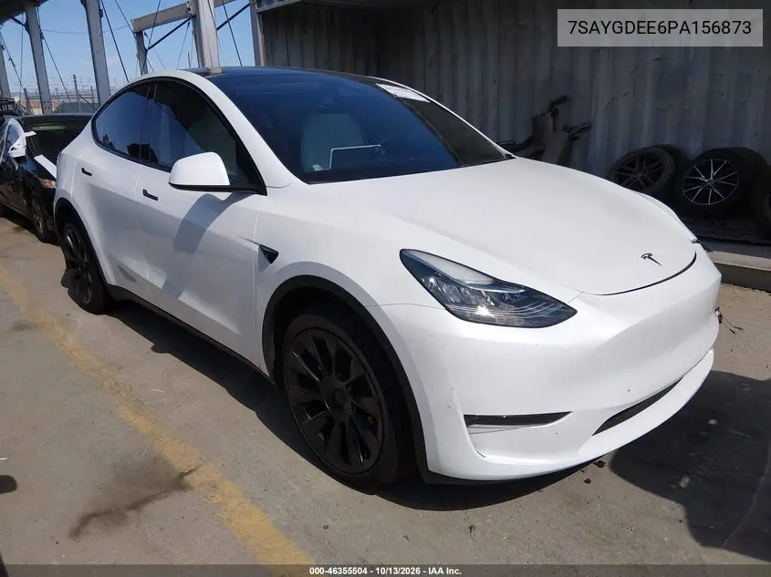 TESLA MODEL Y 2023, VIN 7SAYGDEE6PA156873