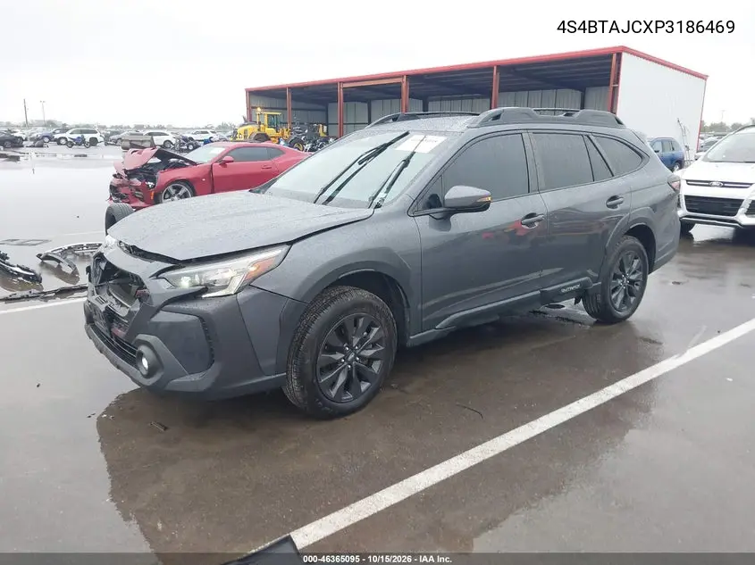 2023 SUBARU OUTBACK VIN 4S4BTAJCXP3186469 — фото 2