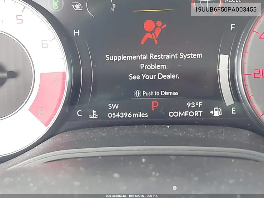 2023 ACURA TLX VIN 19UUB6F50PA003455 — фото 15